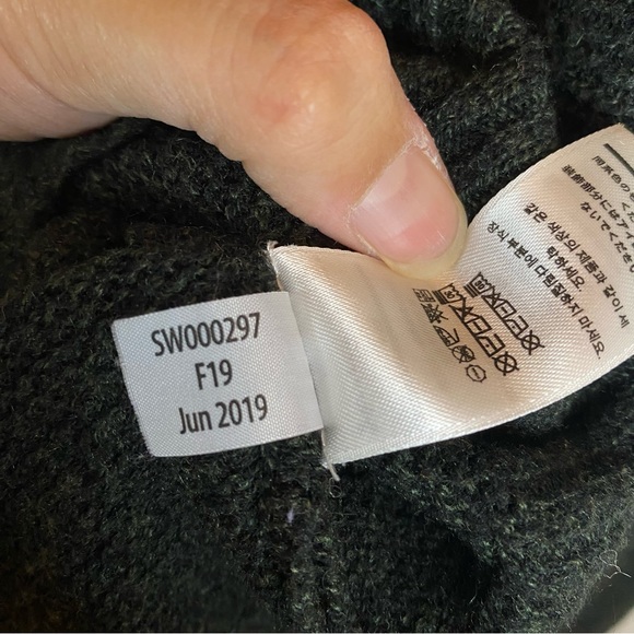 Smartwool Mens Large Merino wool blend green crew neck layering sweater size - Picture 15 of 16